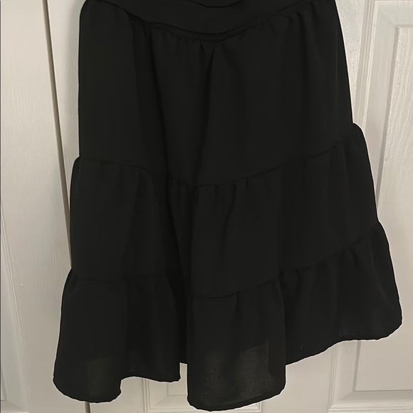 Liberty Love Black Tiered Dress Size S - Picture 4 of 8